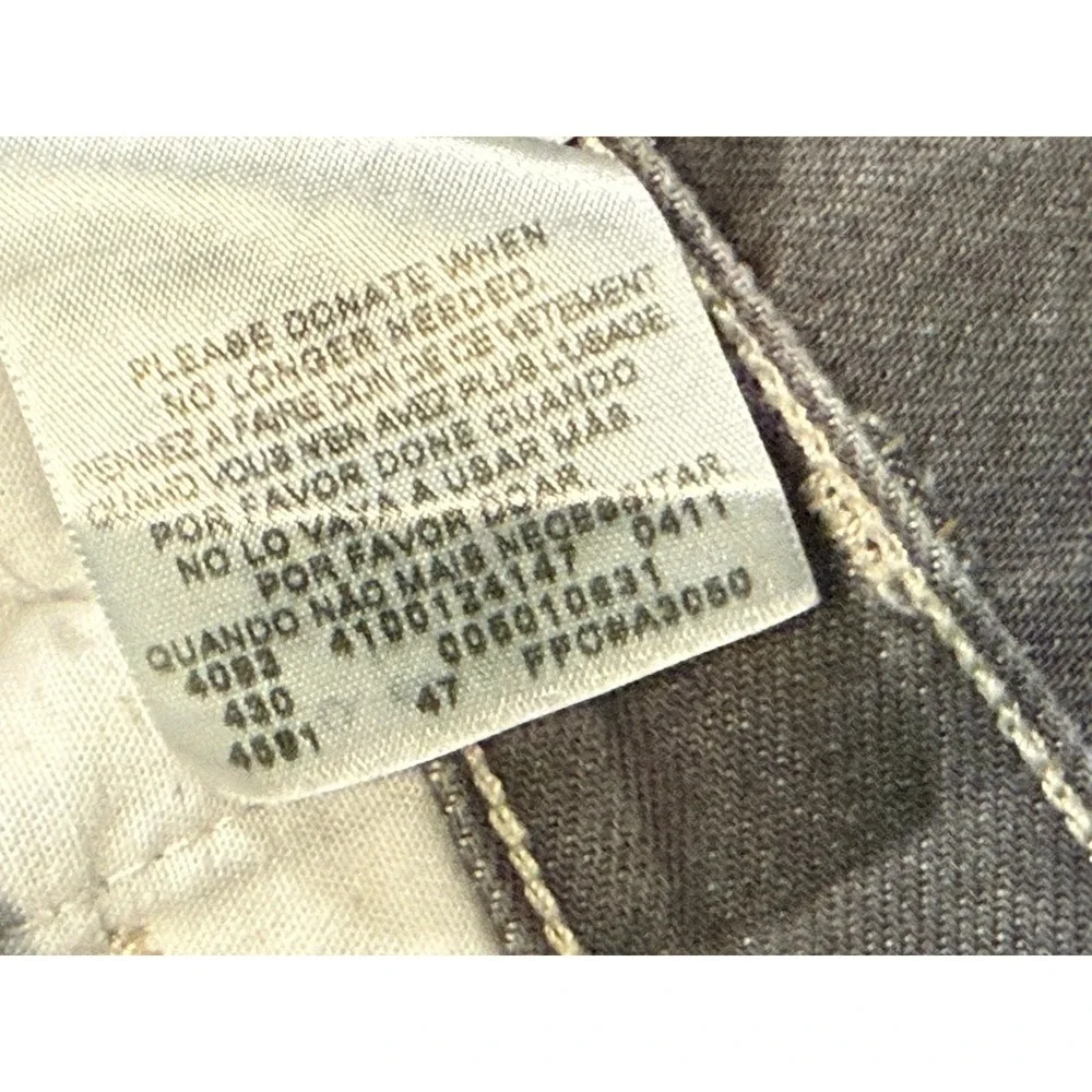Levi's 501 XX Jeans Washed Charcoal Button Fly Men's 44x34 Straight Fit Selvedge